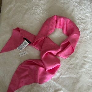 Banana Republic polka dot silk scarf